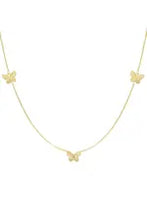 Afbeelding in Gallery-weergave laden, Ketting  vlindertjes goud