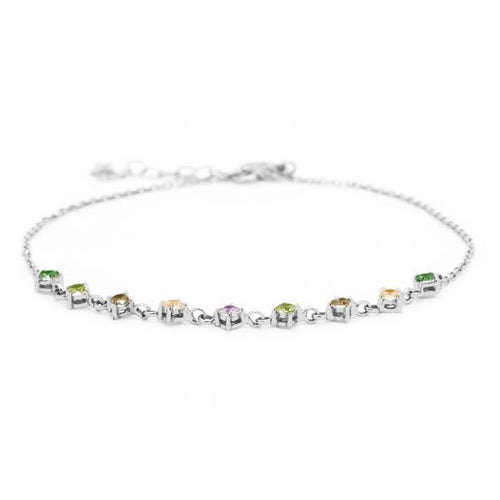 Karma enkelbandje vintage zilver