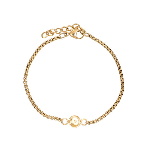 Armband flat chain Toppart Goud