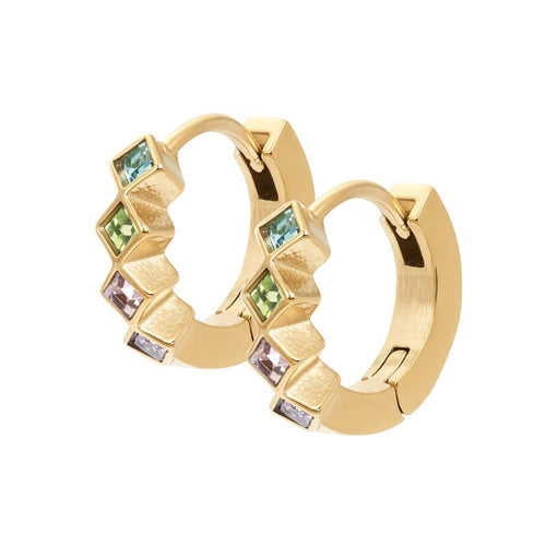 Oorsteker Blossom Goud