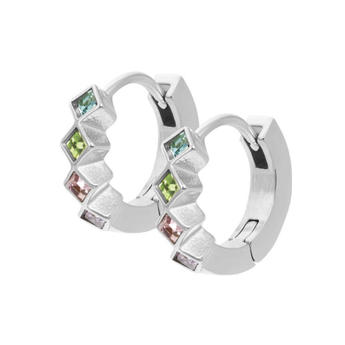 oorsteker Blossom Zilver