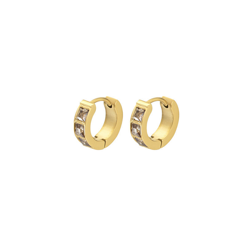 Oorbellen Brillia  brown