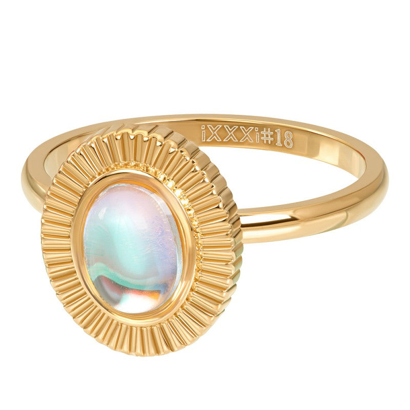 Dahlia vulring Goud 2mm