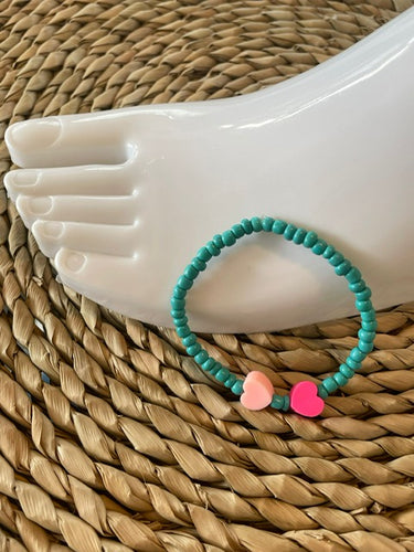 Kinder Enkelbandje Turquoise