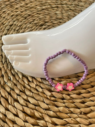 Kinder Enkelbandje Lila