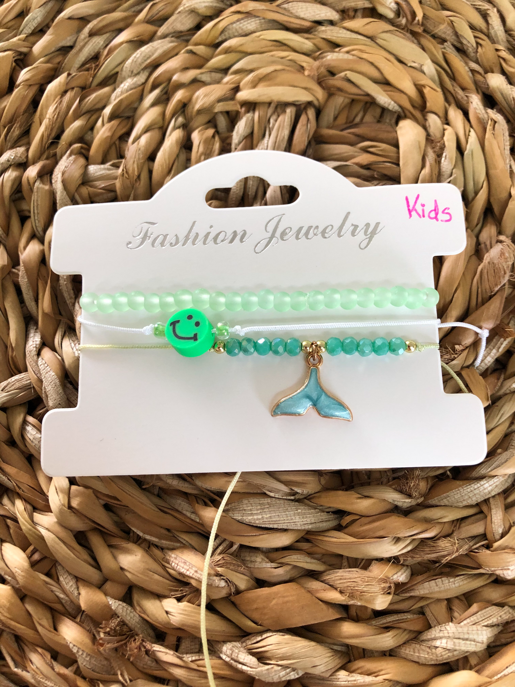 Kinder armbanden set Groen