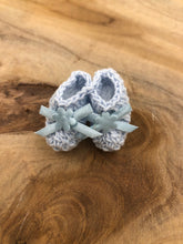 Afbeelding in Gallery-weergave laden, Gehaakte Baby slofjes (Lichtblauw)