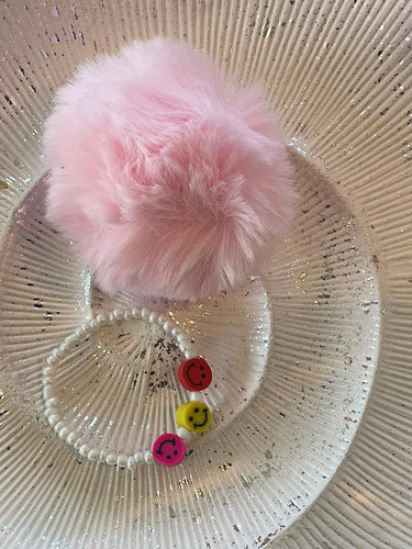 Kinder Armbandje Wit Smiley