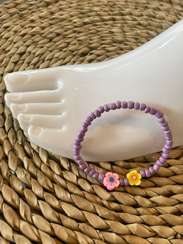 Kinder Enkelbandje Lila